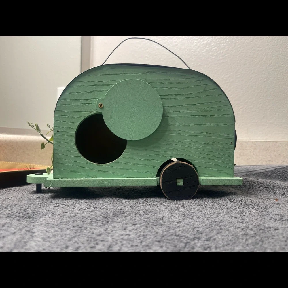 Cute green birdhouse
